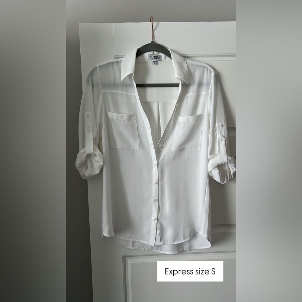 Elegant White Women's Blouse